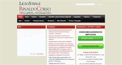 Desktop Screenshot of liceocorso.gov.it